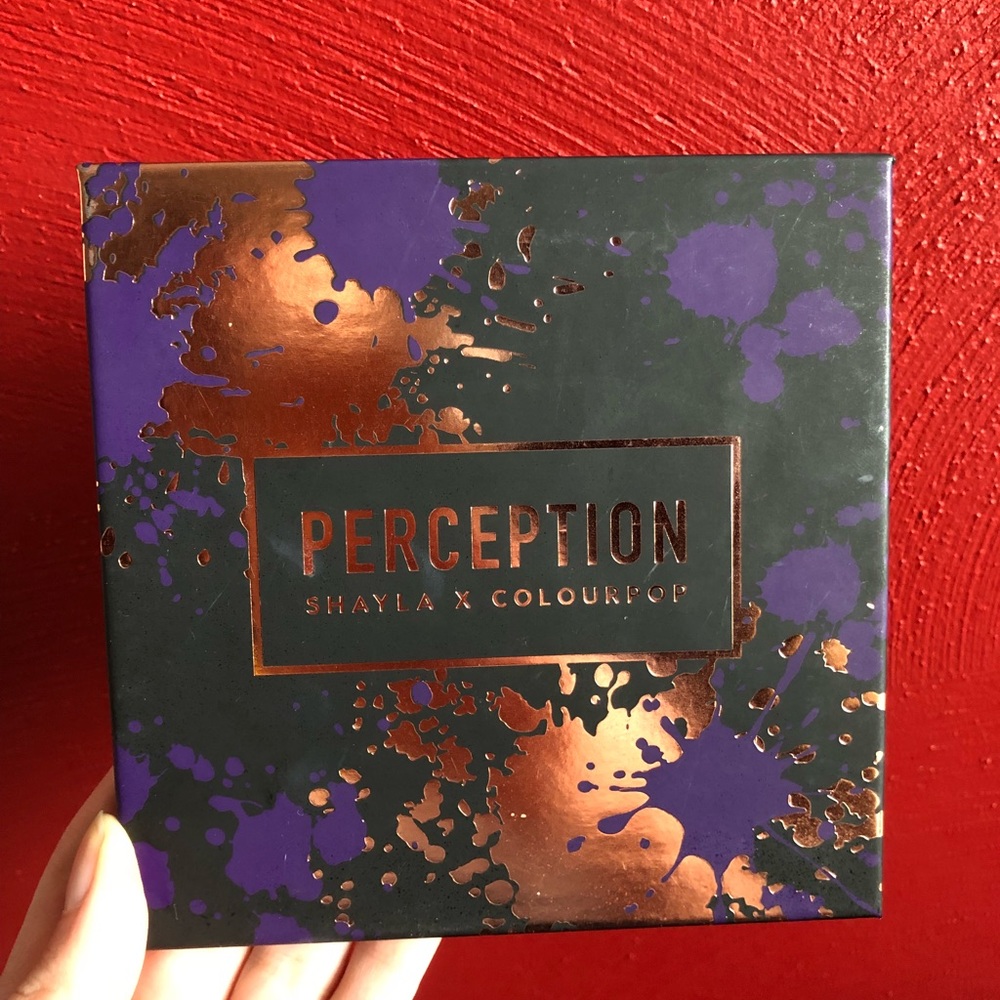 Perception eyeshadow palette - Shayla X Colourpop